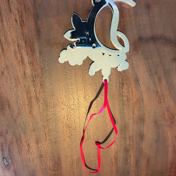 Christian Louboutin Colorful Floral Ornament with Red Ribbon - Picture 3 of 5